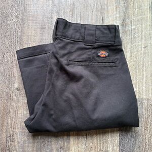 Slim taper dickies work pants black